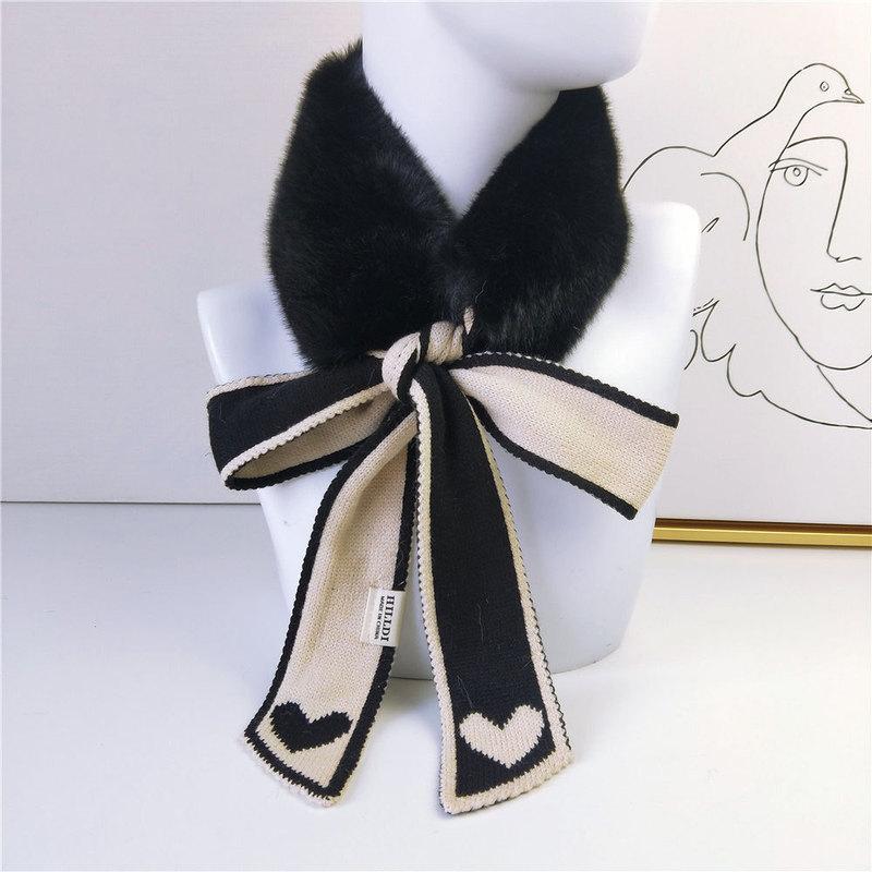 Scarves Women's Design Knitted Scarf Female Neckerchief Winter Fashion Thick Warm Faux Fur Neck Collar Ring For Ladies
Scarves Women's Design Knitted Scarf Female Neckerchief Winter Fashion Thick Warm Faux Fur Neck Collar Ring For Ladies