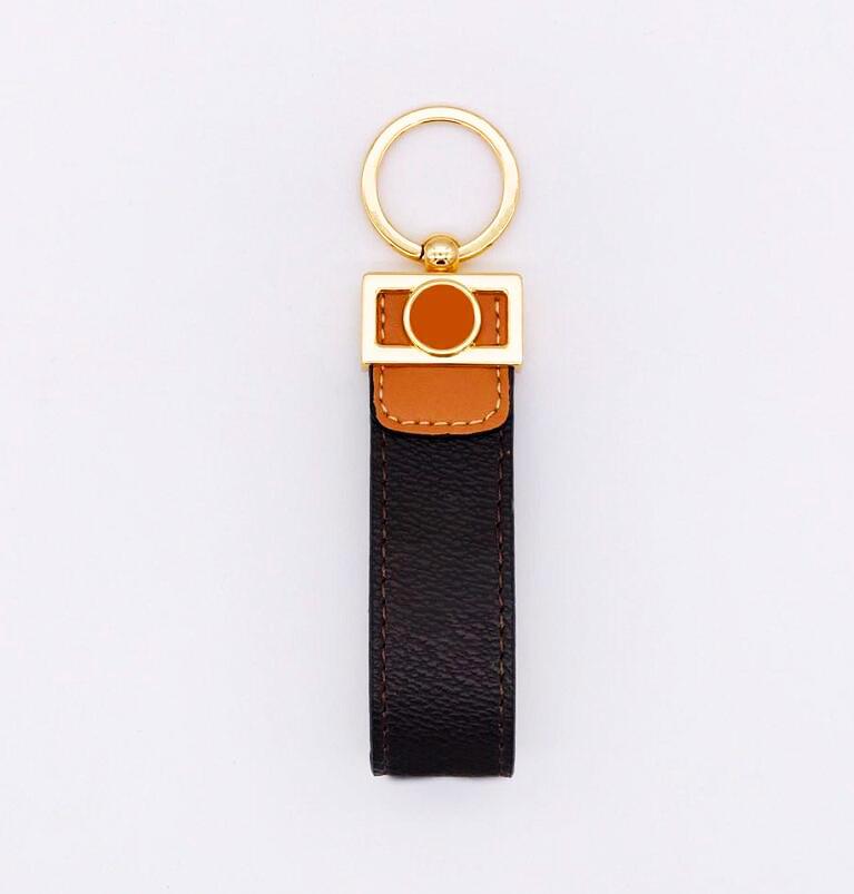 Luxury designer long keychain car key ring mens and womens fixed bag pendant accessories