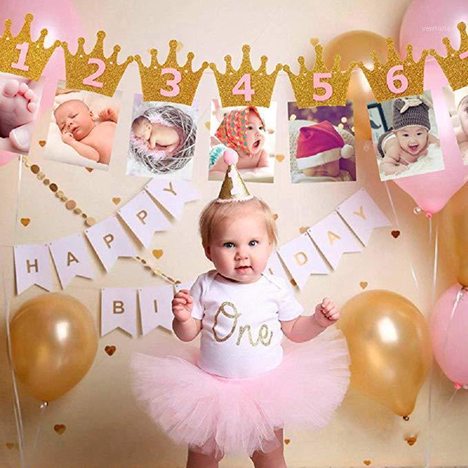 Months Po Frame Banner First Happy Birthday Decorations 1st Baby Boy Girl One Year Party Supplies Gold Pink Silver Decoration
Months Po Frame Banner First Happy Birthday Decorations 1st Baby Boy Girl One Year Party Supplies Gold Pink Silver Decoration