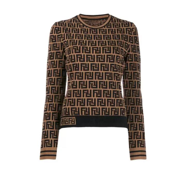 2021ss Fashion Trend Classic Women's FF letter LOGO Sweaters Jacquard Knit Knitted Top Round Neck Long-sleeved T-shirt Retro Pullover K, White;black
2021ss Fashion Trend Classic Women's FF letter LOGO Sweaters Jacquard Knit Knitted Top Round Neck Long-sleeved T-shirt Retro Pullover K, White;black
