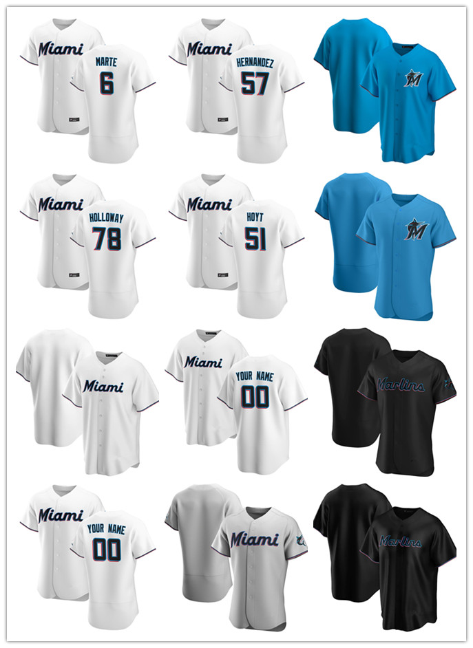 Custom Jersey Mens women Youth Miami Marlins 57 Elieser Hernandez 78 Holloway 51 James Hoyt 6 Starling Marte Baseball Jerseys, Blue;black
Custom Jersey Mens women Youth Miami Marlins 57 Elieser Hernandez 78 Holloway 51 James Hoyt 6 Starling Marte Baseball Jerseys, Blue;black