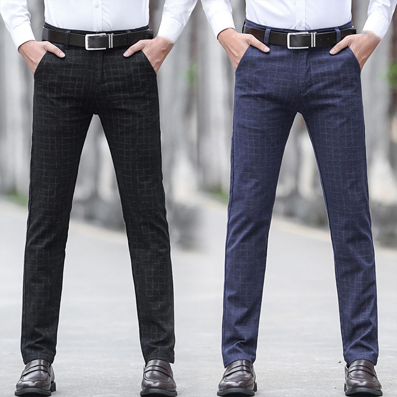 slim dress straight style smart women pants suit autumn winter plaid long trousers office pant, Black
slim dress straight style smart women pants suit autumn winter plaid long trousers office pant, Black