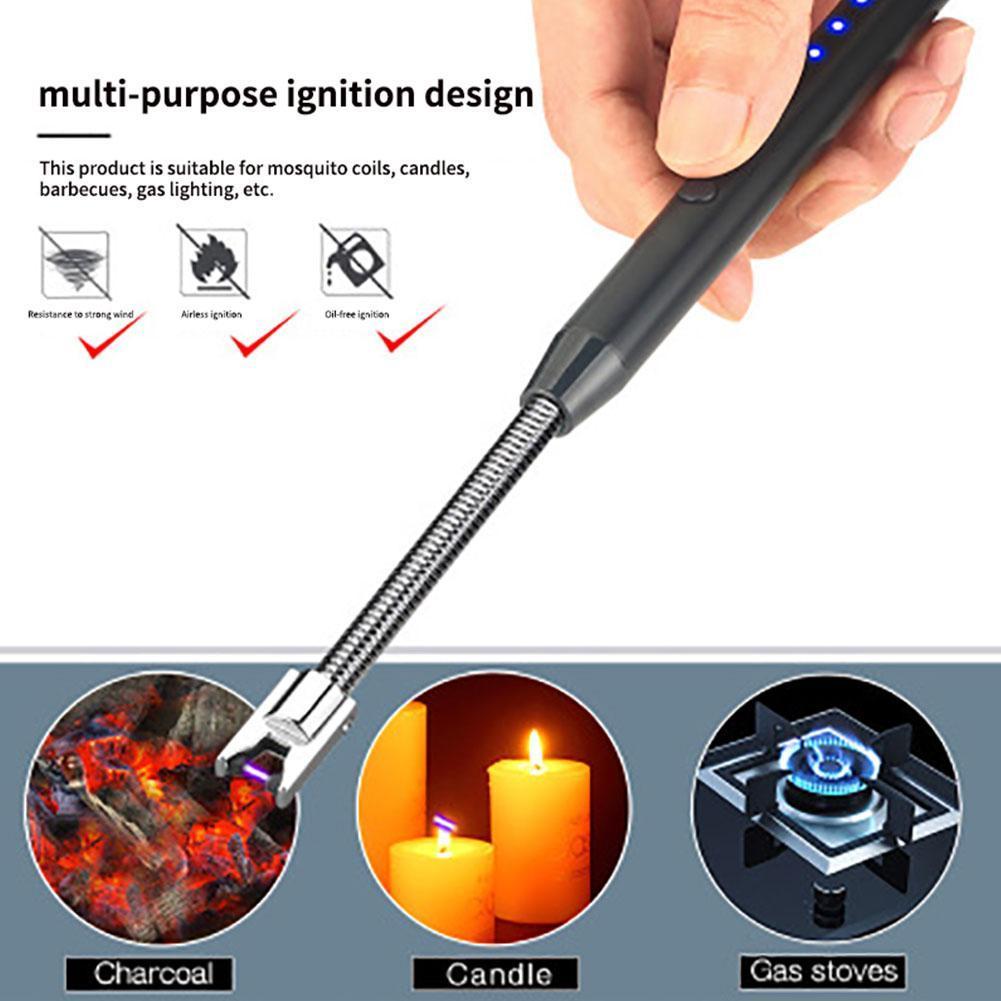 Creative Windproof ED USB Rechargeabe ighter Kitchen Gas Stove Cande ighters New Eectric Arc BBQ ighters Kitchen Gadgets
Creative Windproof ED USB Rechargeabe ighter Kitchen Gas Stove Cande ighters New Eectric Arc BBQ ighters Kitchen Gadgets