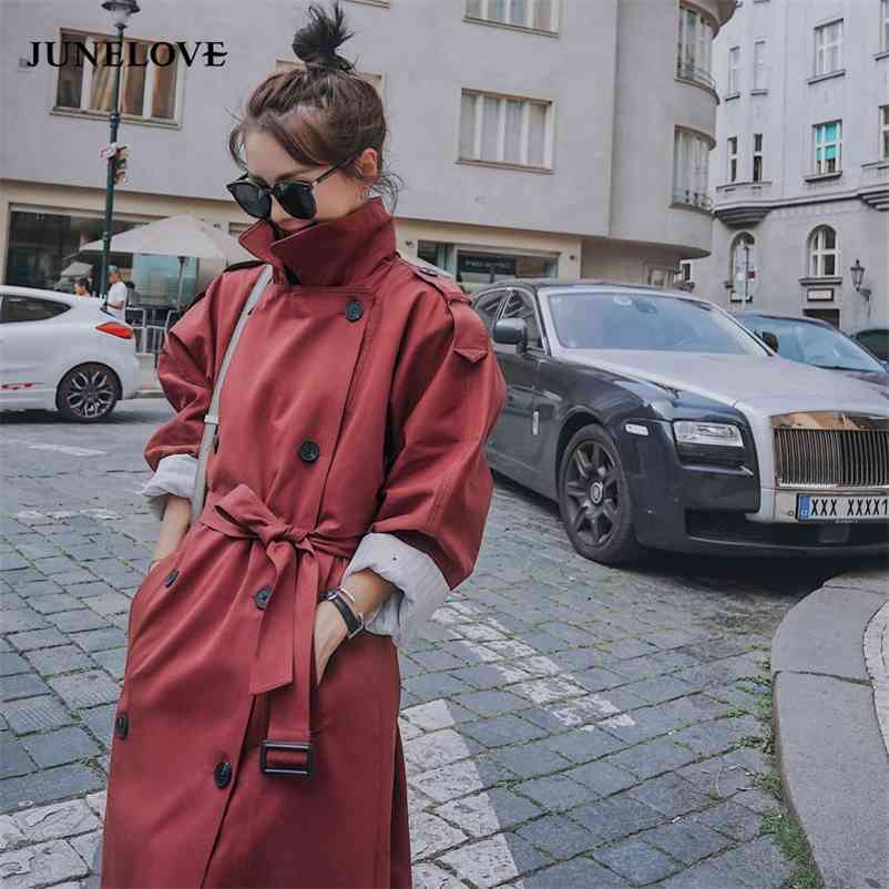Women Spring Long Sleeve Windbreaker Vintage Lady Double Breasted Sashes Trench Female Turn Down Collar Street Jackets 210519, R1
Women Spring Long Sleeve Windbreaker Vintage Lady Double Breasted Sashes Trench Female Turn Down Collar Street Jackets 210519, R1