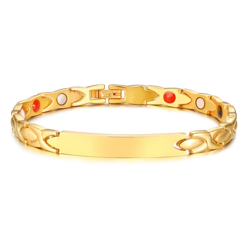 Women Wrist Hand Jewelry Gifts Female Healthy Magnetic Stainless Steel Bracelet Wholesale Link, Chain
Women Wrist Hand Jewelry Gifts Female Healthy Magnetic Stainless Steel Bracelet Wholesale Link, Chain