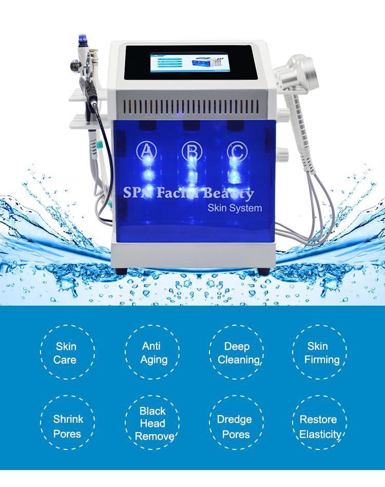 High quality Hydro Facial Hydra Microdermabrasion Skin Suction Device Ultrasound Peeling Treatment BIO-Lifting Care Equipment