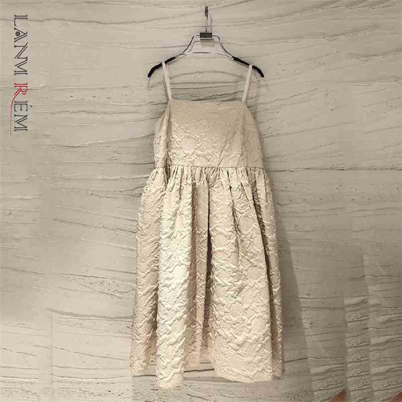 Summer Beige Suspender Dress For Women Korean High Waist Large Size A-line Printed Vintage Clothing 2D1644 210526
Summer Beige Suspender Dress For Women Korean High Waist Large Size A-line Printed Vintage Clothing 2D1644 210526