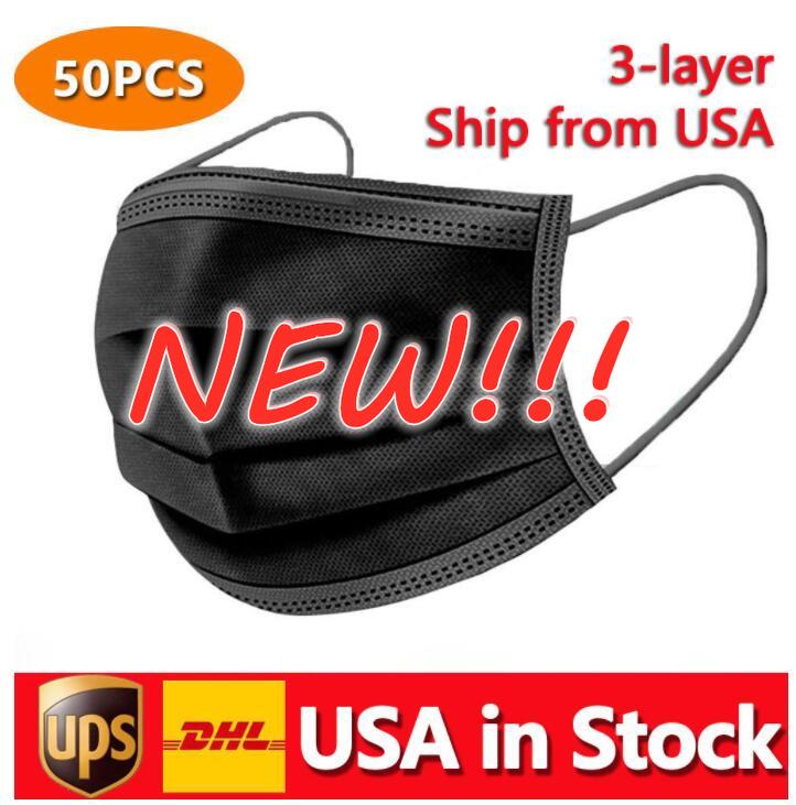 Cheap In US Stock Black Lilac Pink Blue Disposable Face Masks 3-Layer Protection Sanitary Outdoor Mask with Earloop Mouth fast delivery CN05
Cheap In US Stock Black Lilac Pink Blue Disposable Face Masks 3-Layer Protection Sanitary Outdoor Mask with Earloop Mouth fast delivery CN05