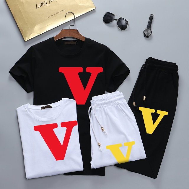 Men Designer Tracksuit Track and Field Clothes Summer Printed Shirt + Shorts Sportswear Pullover Casual Jogging Pants Suit, Gray
Men Designer Tracksuit Track and Field Clothes Summer Printed Shirt + Shorts Sportswear Pullover Casual Jogging Pants Suit, Gray