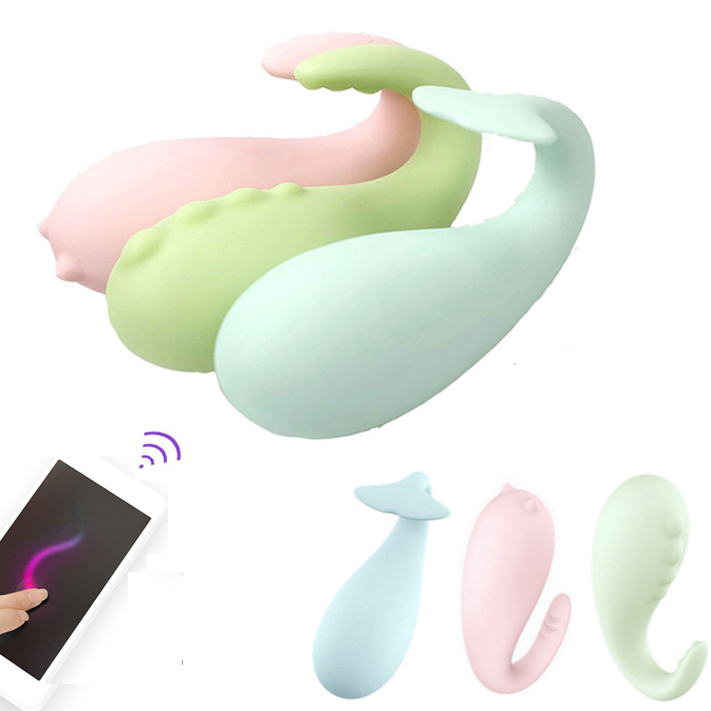 Silicone Monster Pub Vibrator APP Bluetooth Wireless Remote Control G-spot Clit 8 Speed Adults Game Sex Toys for Women Sex Shop 210318