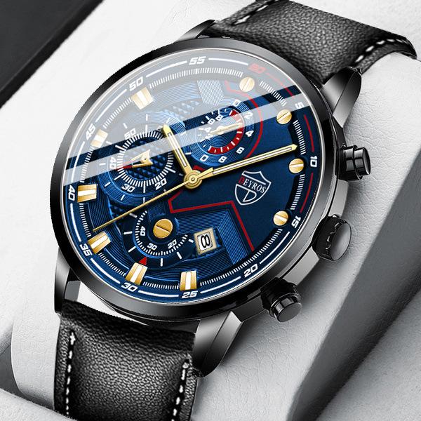 Wristwatches DEYROS Fashion Men's Luminous Watches High Quality Leather Calendar Casual Sports Quartz Men Watch Montre Homme Drop, Black
Wristwatches DEYROS Fashion Men's Luminous Watches High Quality Leather Calendar Casual Sports Quartz Men Watch Montre Homme Drop, Black