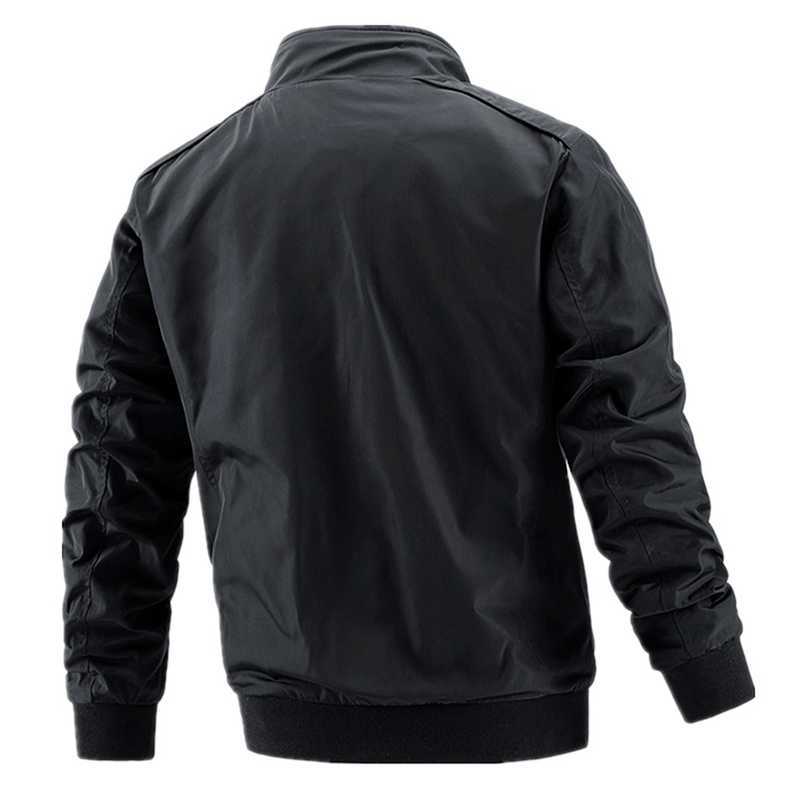 AIOPESON Autumn Winter Men's windbreaker Jackets Men Sports Casual Business Solid Simple Slim Fit Mens Jacket Men Clothing 211009