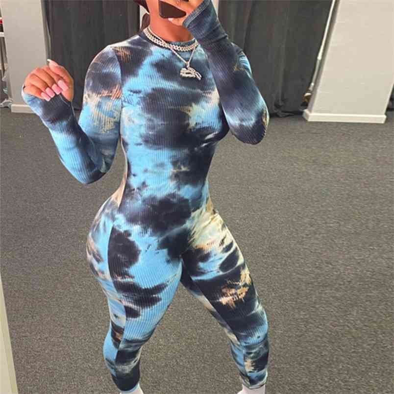 Tie Dyeing Printed Jumpsuit Rompers Sexy Women O Neck Long Sleeve Skinny Zip Playsuit Outfit Street Style Clothes 210517, Beige
Tie Dyeing Printed Jumpsuit Rompers Sexy Women O Neck Long Sleeve Skinny Zip Playsuit Outfit Street Style Clothes 210517, Beige