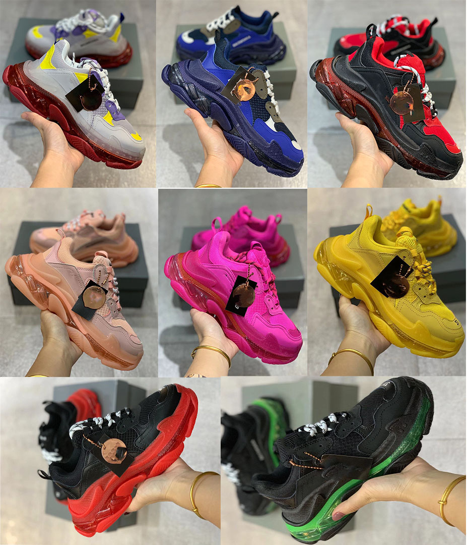 top quality Casual Shoes Paris casual shoes triple s transparent sole dad sports black oversized men's and women's comfortable runners chaussures, Multi
top quality Casual Shoes Paris casual shoes triple s transparent sole dad sports black oversized men's and women's comfortable runners chaussures, Multi