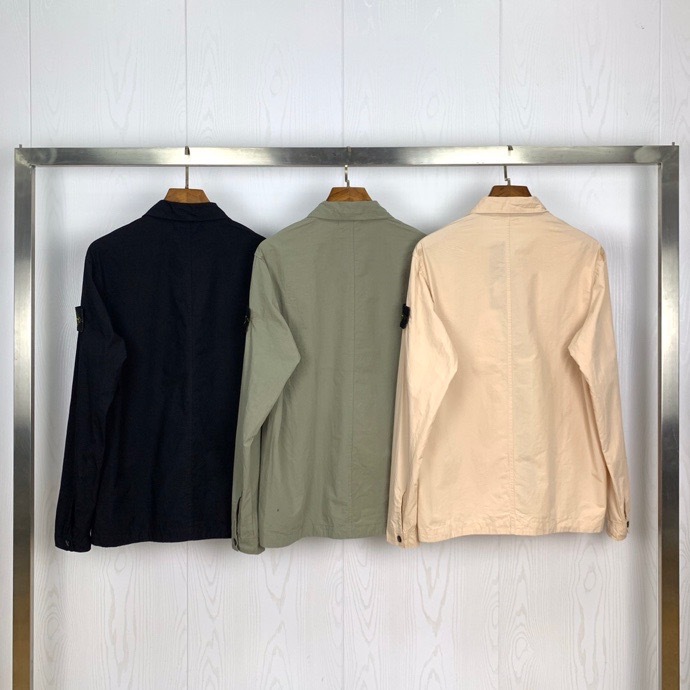 21SS ISLAND Spring STONE Jacket Collection Compass Badge Patched Men Women Cargo Hiphop Casual Turn-Down Collar And Coats 03201, Black;brown
21SS ISLAND Spring STONE Jacket Collection Compass Badge Patched Men Women Cargo Hiphop Casual Turn-Down Collar And Coats 03201, Black;brown