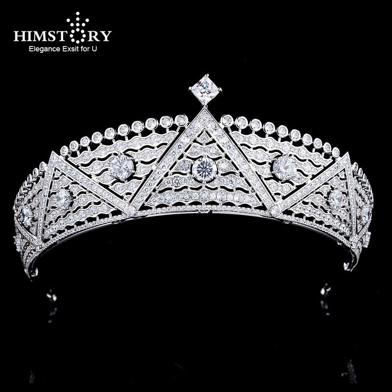 Hair Clips & Barrettes Himstory High Grade Cubic Zircon Wedding Bridal Tiara Crown Diadem For Girl Prom Pageant Jewelry, Golden;silver
Hair Clips & Barrettes Himstory High Grade Cubic Zircon Wedding Bridal Tiara Crown Diadem For Girl Prom Pageant Jewelry, Golden;silver