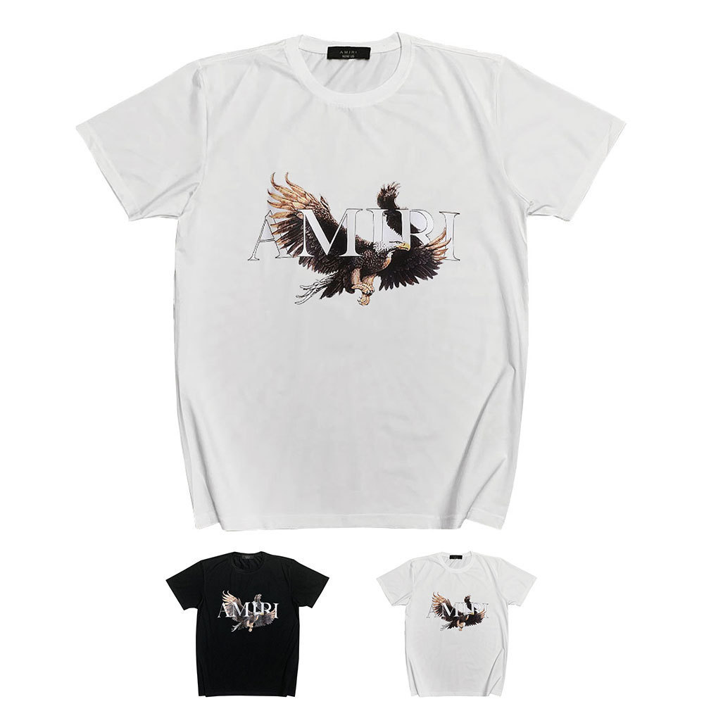 Amir i Street fashion US amiry short Eagle letter print ins casual hip hop high street half sleeve t-shirt men, White;black
Amir i Street fashion US amiry short Eagle letter print ins casual hip hop high street half sleeve t-shirt men, White;black