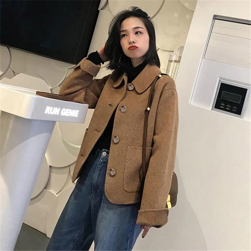Women's Trench Coats Female solid woolen jacket, short and fancy jacket with pockets, kawaii model, for fall 8X9R, 1# shoe box
Women's Trench Coats Female solid woolen jacket, short and fancy jacket with pockets, kawaii model, for fall 8X9R, 1# shoe box