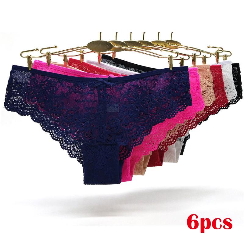 Women's Panties 6pcs/lot Floral Lace Briefs Sexy Female Underpants Full Women Intimate Lingerie Fashion Panty Size -XXL 49, 6pcs 87401
Women's Panties 6pcs/lot Floral Lace Briefs Sexy Female Underpants Full Women Intimate Lingerie Fashion Panty Size -XXL 49, 6pcs 87401