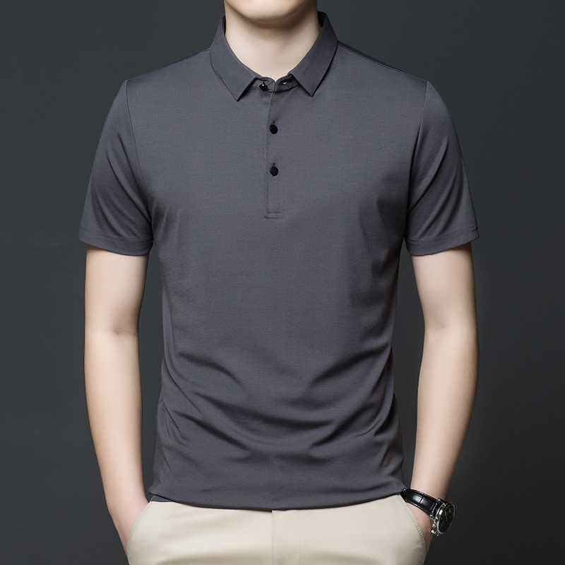 Summer men's polo shirt fashion simple Lapel casual short sleeve tshirt comfortable base T-shirt, 2001 light grey
Summer men's polo shirt fashion simple Lapel casual short sleeve tshirt comfortable base T-shirt, 2001 light grey