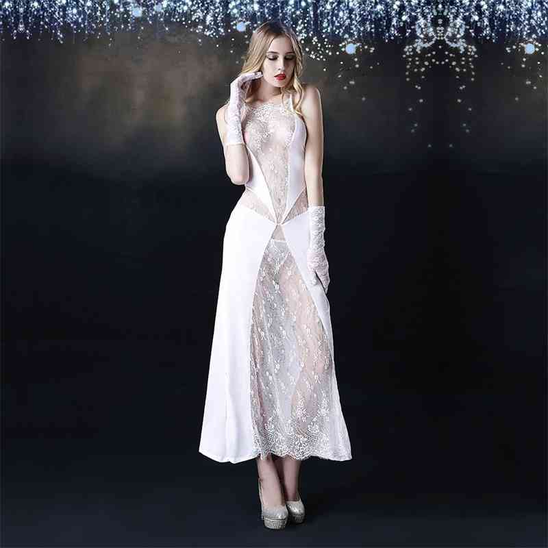 Pyjama sexy perspective séduisant lingerie séduisant mariée sexy robe de mariage robe de déesse