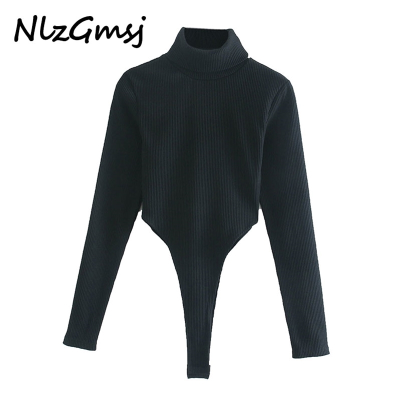 Nlzgmsj Women Sexy Fashion Hollow Out Ribbed Bodysuits Vintage High Neck Long Sleeve Female Playsuits Chic Tops 210628, As picture
Nlzgmsj Women Sexy Fashion Hollow Out Ribbed Bodysuits Vintage High Neck Long Sleeve Female Playsuits Chic Tops 210628, As picture