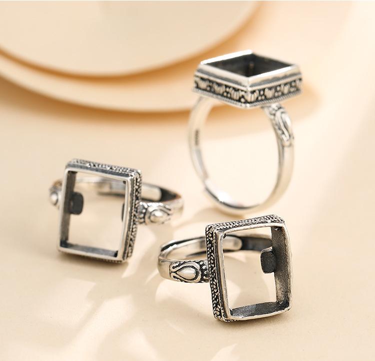 Cluster Rings 10*12.5mm 925 STERLING SILVER Semi Mount Bases Blanks Base Blank Pad Ring Setting Jewelry Findings Diy A5842, Golden;silver
Cluster Rings 10*12.5mm 925 STERLING SILVER Semi Mount Bases Blanks Base Blank Pad Ring Setting Jewelry Findings Diy A5842, Golden;silver