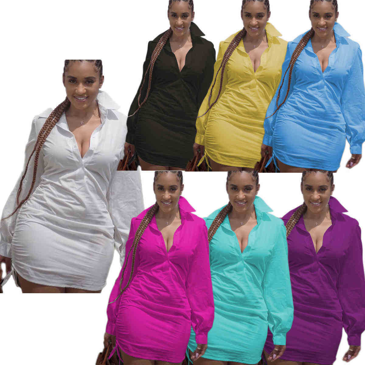 2020 women fashion low-cut V-neck loose shirt women dress fashions woman classic dresses casual maxi beach floral bohemian, Black;gray
2020 women fashion low-cut V-neck loose shirt women dress fashions woman classic dresses casual maxi beach floral bohemian, Black;gray