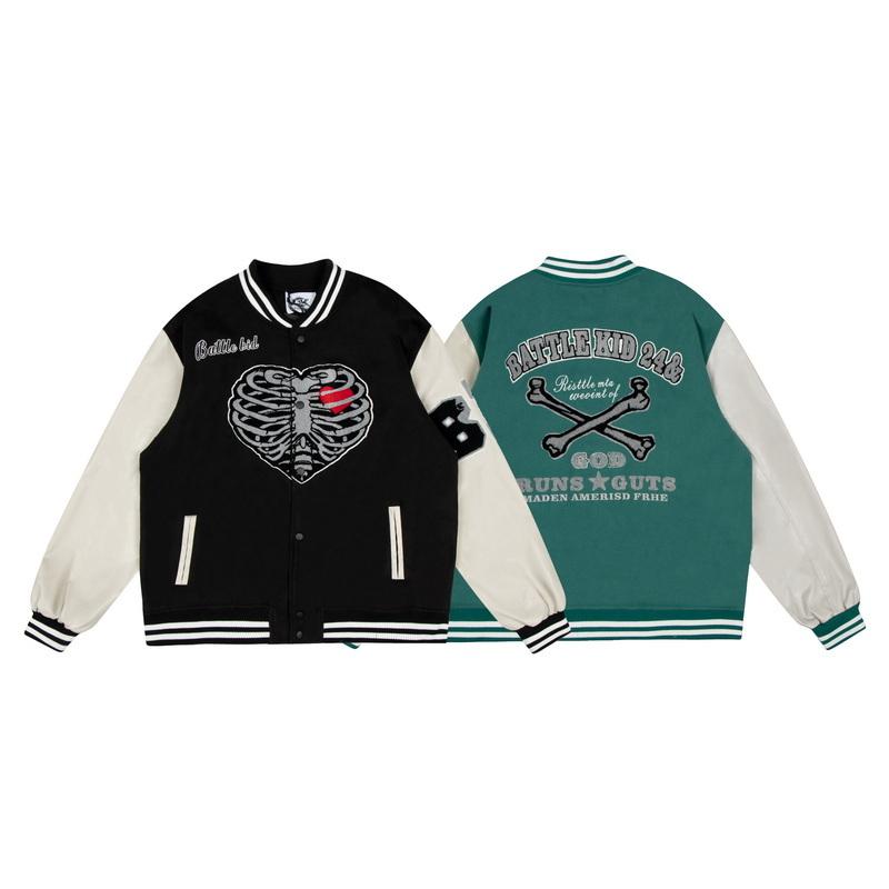 Men's Jackets 2021 High Quality Battle Kid Rib Heart Embroidery Baseball Jacket Men Women Fleece Hip Hop Street Oversize Casual, Black;brown
Men's Jackets 2021 High Quality Battle Kid Rib Heart Embroidery Baseball Jacket Men Women Fleece Hip Hop Street Oversize Casual, Black;brown