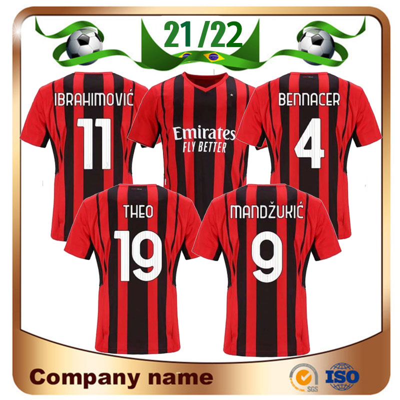 21/22 Fan Player version #11 IBRAHIMOVIC Soccer Jersey 2021 #19 THEO #21 BRAHIM #79 KESSIE football shirt CALHANOGLU TONALI Uniform, Home fan version
21/22 Fan Player version #11 IBRAHIMOVIC Soccer Jersey 2021 #19 THEO #21 BRAHIM #79 KESSIE football shirt CALHANOGLU TONALI Uniform, Home fan version