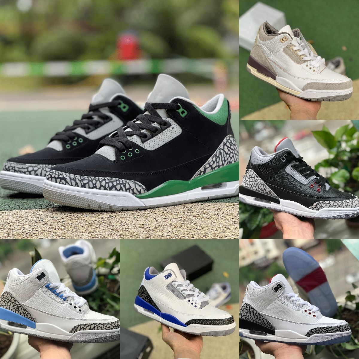 Jumpman Racer Blue 3 3S Basketball Shoes Mens Pine Green Cool Grey JORDÁN A Ma Maniere UNC Fragment Knicks FREE THROW LINE Black Cement Pure
Jumpman Racer Blue 3 3S Basketball Shoes Mens Pine Green Cool Grey JORDÁN A Ma Maniere UNC Fragment Knicks FREE THROW LINE Black Cement Pure