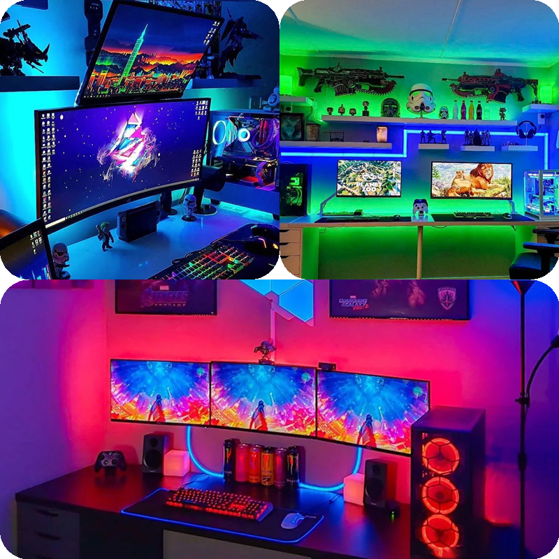 5V USB LED Strip light 2835 DC LEDs Lights Flexible 1M 2M 3M 5M White Warm For TV Background Lighting Night Lamp