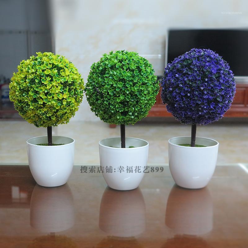 Planters & Pots Garden Home Simulation Plant False Flower Ball Potted Small Bonsai Set Indoor Living Room Green Decoration
Planters & Pots Garden Home Simulation Plant False Flower Ball Potted Small Bonsai Set Indoor Living Room Green Decoration