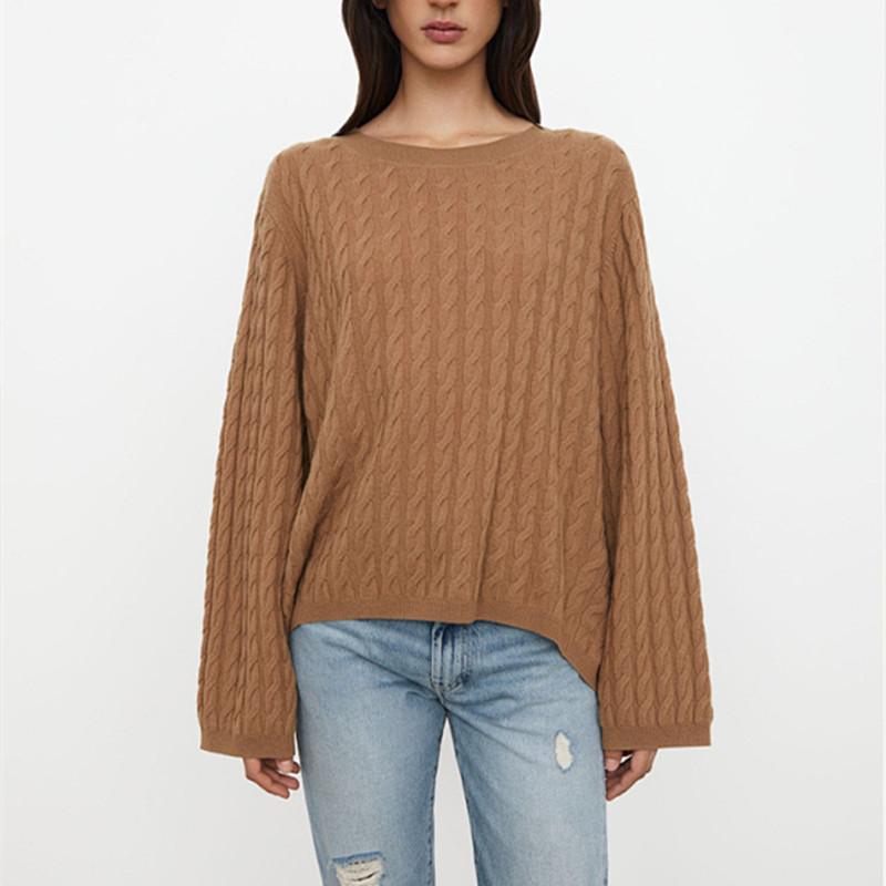 Women's Sweaters Women Twist Stripes Knitted Sweater Loose Long Sleeve Solid Color Female O-Neck Knitwear Pullover Tops Autumn Winter 2021, White
Women's Sweaters Women Twist Stripes Knitted Sweater Loose Long Sleeve Solid Color Female O-Neck Knitwear Pullover Tops Autumn Winter 2021, White