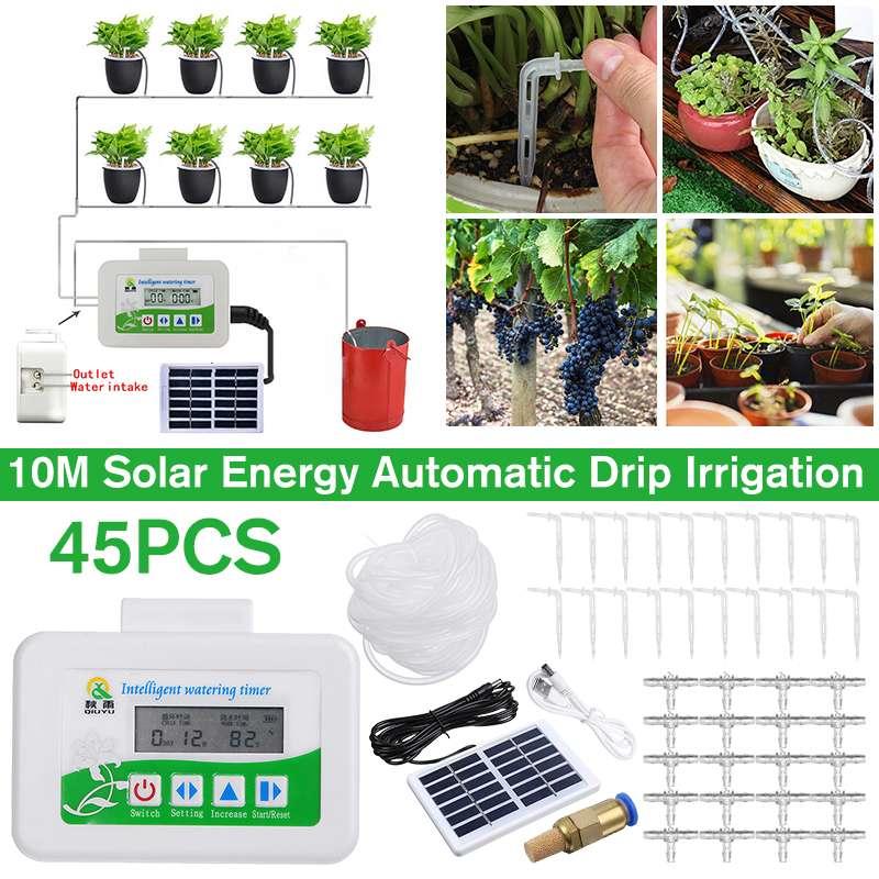 Solar Water Timer Sprinkler Controller Automatic Micro Drip Irrigation System Home Smart Plant Watering Kit Garden Supplies Equipments
Solar Water Timer Sprinkler Controller Automatic Micro Drip Irrigation System Home Smart Plant Watering Kit Garden Supplies Equipments