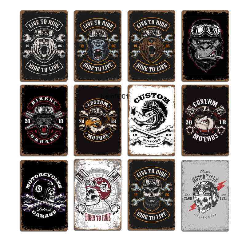 2021 New Motorcycle Skull Wolf Signs Plaques Pub Club Wall Decoration Vintage Metal Tin Sign Home Garage Decor Art Postersa
2021 New Motorcycle Skull Wolf Signs Plaques Pub Club Wall Decoration Vintage Metal Tin Sign Home Garage Decor Art Postersa