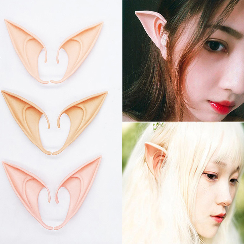 Elf Ear Halloween Fairy Cosplay Accessores Vampire Party Mask For Latex Soft False Ear 10cm And 12cm WX9-934
Elf Ear Halloween Fairy Cosplay Accessores Vampire Party Mask For Latex Soft False Ear 10cm And 12cm WX9-934