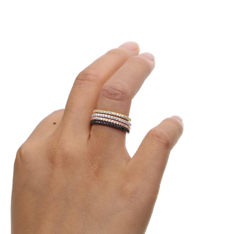 Cluster Rings 925 Sterling Silver 4 Colors Cz Full Eternity Band Stack Stackable Thin Delicate Engagement Fashion Ring
Cluster Rings 925 Sterling Silver 4 Colors Cz Full Eternity Band Stack Stackable Thin Delicate Engagement Fashion Ring