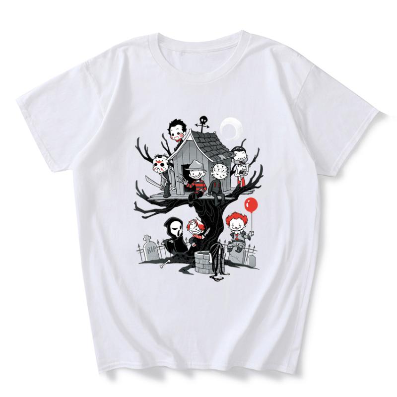 Men's T-Shirts Horror House T Shirt Characters Tops Tee Casual Cotton Loose Comfortable Clothes Gift, White
Men's T-Shirts Horror House T Shirt Characters Tops Tee Casual Cotton Loose Comfortable Clothes Gift, White