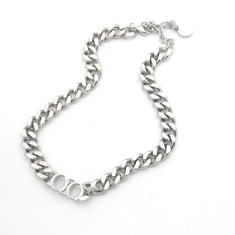 Fashion stainless steel letter 14k gold cuban link chain necklace choker bracelet for mens and women lovers gift hip hop jewelry With BOX
Fashion stainless steel letter 14k gold cuban link chain necklace choker bracelet for mens and women lovers gift hip hop jewelry With BOX
