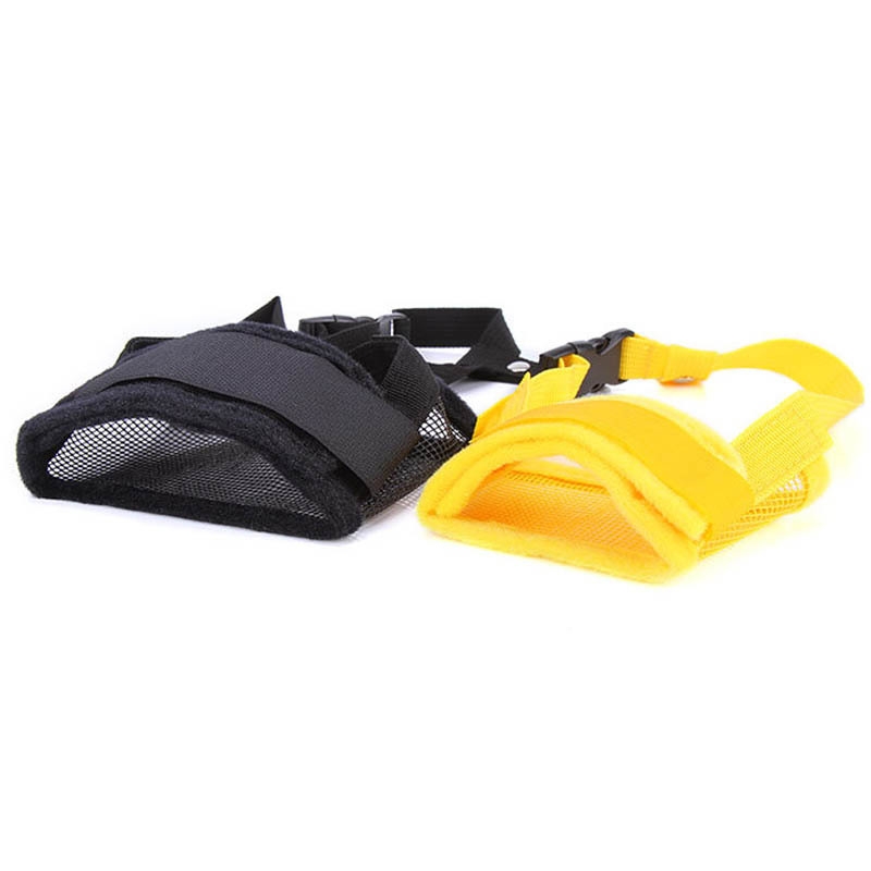 1PC Dog Training Tools Pet Products Anti Bite Muzzle Masks Dog Muzzle Mask Mesh Breathable Stop Chewing Adjustable Strap