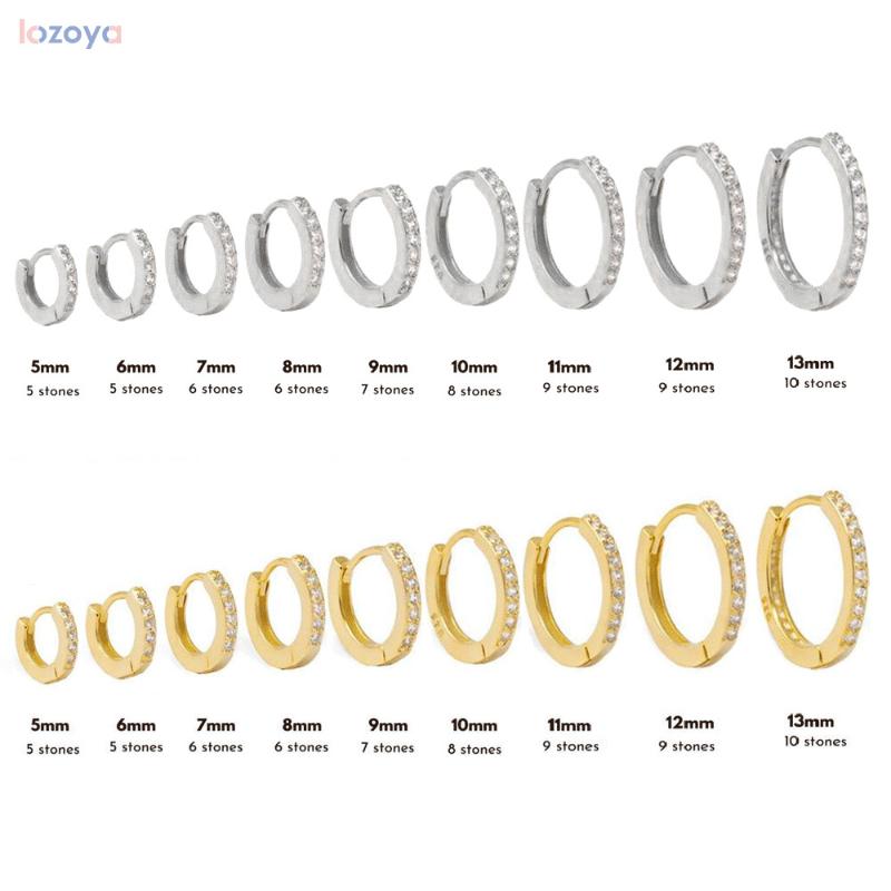 Hoop & Huggie Lozoya 925 Sterling Silver Pendiente Clips Luxury Gold Zircon CZ 5mm 6mm 7mm 8mm To 13mm Huggies Hoops Piercing Fine Jewelry
Hoop & Huggie Lozoya 925 Sterling Silver Pendiente Clips Luxury Gold Zircon CZ 5mm 6mm 7mm 8mm To 13mm Huggies Hoops Piercing Fine Jewelry