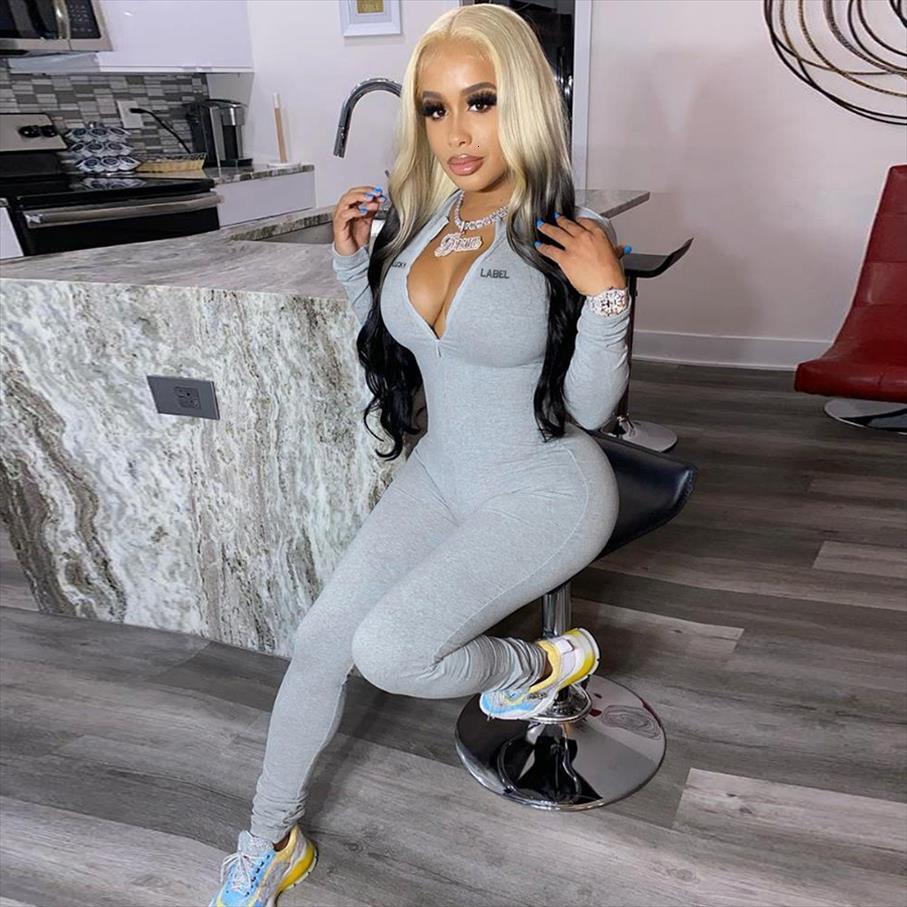 embroidery zipper high neck women romper bodycon outfit long sleeve sporty fitness lucky label slim, Black;white
embroidery zipper high neck women romper bodycon outfit long sleeve sporty fitness lucky label slim, Black;white