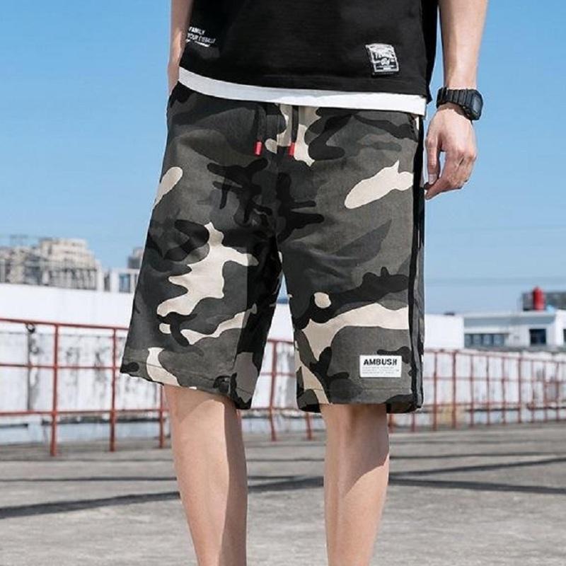 Men's Shorts Summer Camouflage Mens Trendy Cotton Five-point Pants Loose Outer Wear Sports -40, White;black
Men's Shorts Summer Camouflage Mens Trendy Cotton Five-point Pants Loose Outer Wear Sports -40, White;black