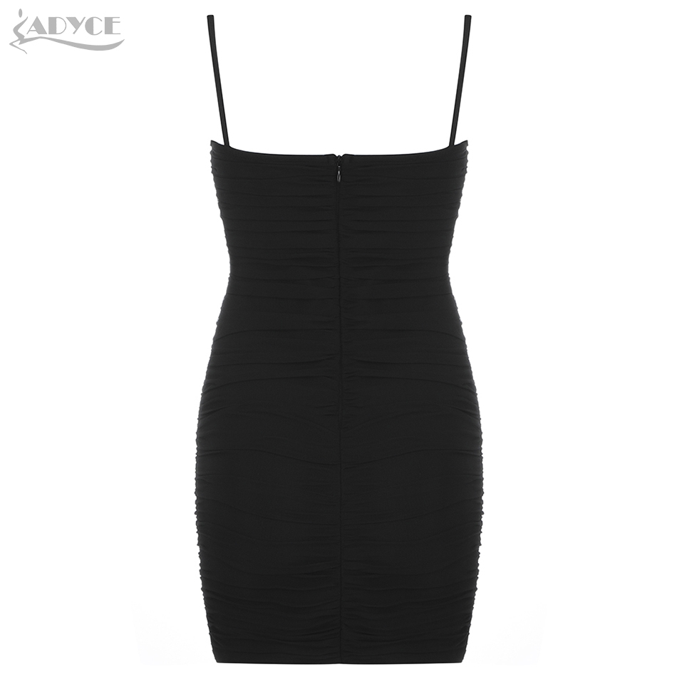 Summer Women Spaghetti Strap Bandage Club Dress Sexy Sleeveless Lace Up Celebrity Runway Party Bodycon Vestidos 210423