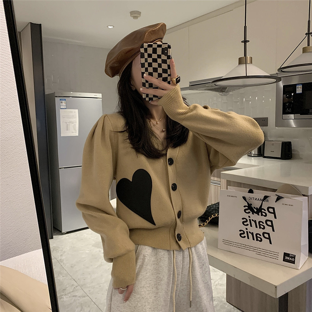 women's jackets female cashmere winter heart-shaped cardigan fashion women's nightgown long sleeve with low-cut sweater b2ve, Black;brown
women's jackets female cashmere winter heart-shaped cardigan fashion women's nightgown long sleeve with low-cut sweater b2ve, Black;brown