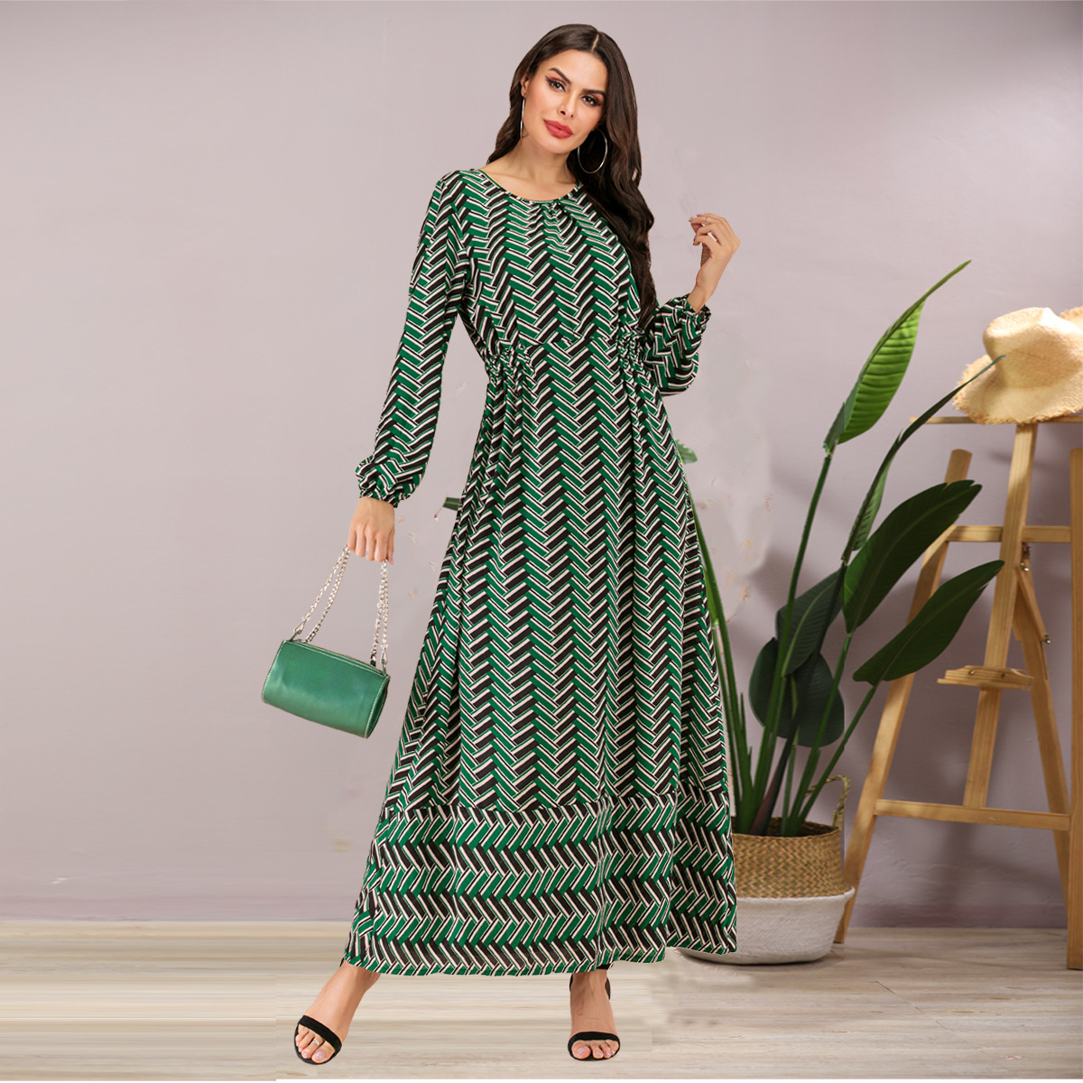 Muslim Kaftan Abaya Dress Women Long Sleeve Tunic Ramadan Islamic Clohing Big Swing A-line Maxi Party Vestidos Moroccan Caftan
Muslim Kaftan Abaya Dress Women Long Sleeve Tunic Ramadan Islamic Clohing Big Swing A-line Maxi Party Vestidos Moroccan Caftan