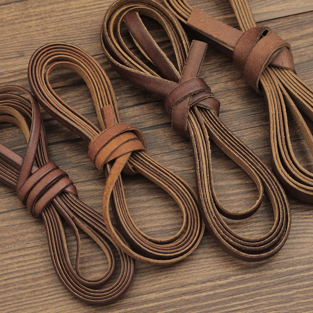 2m Vintage 100% Genuine Cowhide Leather Cord Strip Round/Flat Rope String DIY Bracelet Necklace Braided Craft Jewelry Making, White;red
2m Vintage 100% Genuine Cowhide Leather Cord Strip Round/Flat Rope String DIY Bracelet Necklace Braided Craft Jewelry Making, White;red
