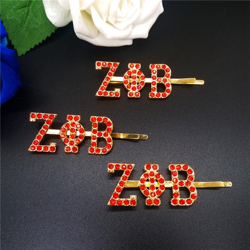 Hair Clips & Barrettes Greek Theme "Zeta Phi Beta" Letters Hairpin Red Crystal Rhinestone Clip Word Gold Hairgrip WHOLESALE, Golden;silver
Hair Clips & Barrettes Greek Theme "Zeta Phi Beta" Letters Hairpin Red Crystal Rhinestone Clip Word Gold Hairgrip WHOLESALE, Golden;silver