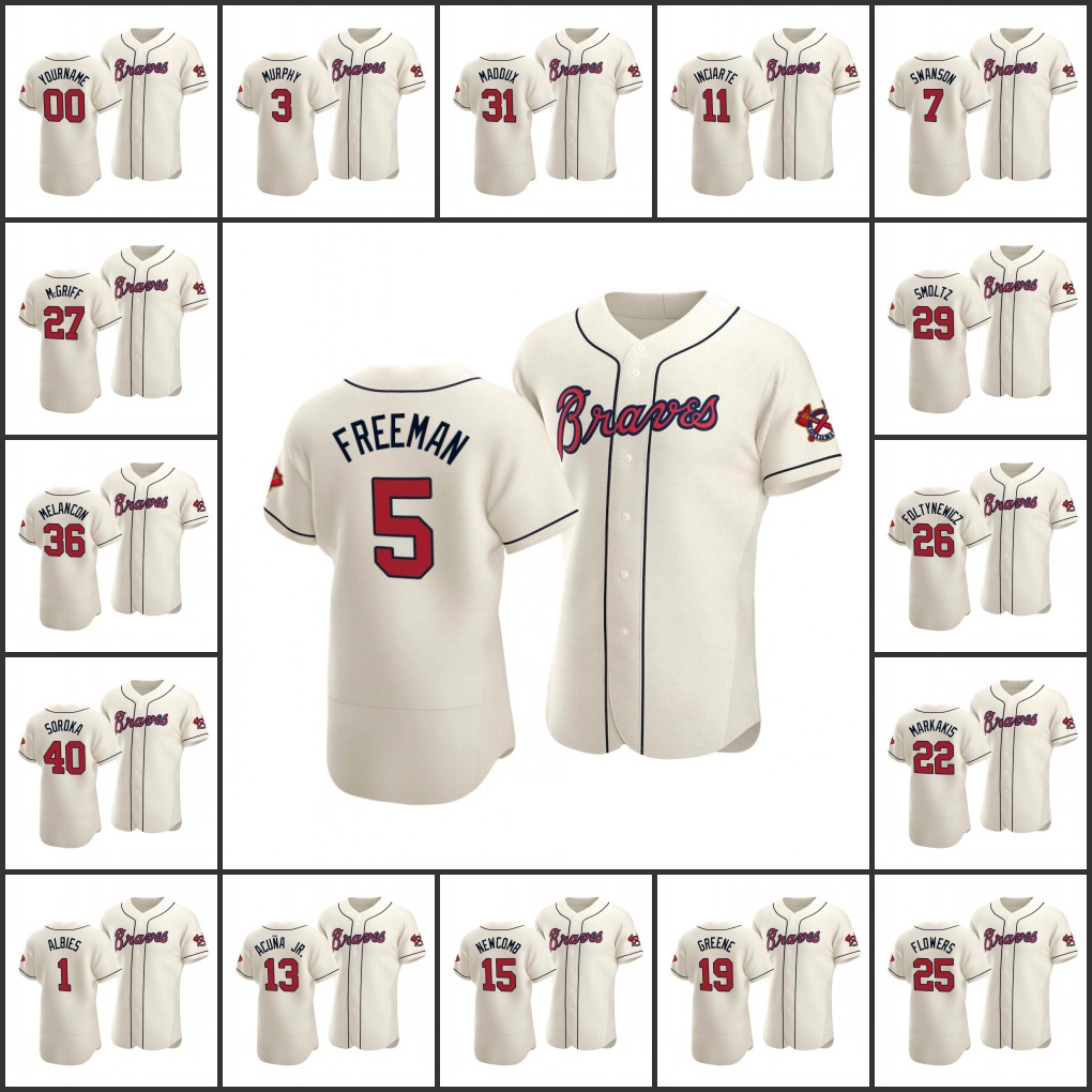 AtlantaBraves Men #13 Ronald Acuna Jr. 31 GregMaddux 5 Freddie Freeman 36 Mark Melancon Women Youth Custom Authentic Alternate C, Black
AtlantaBraves Men #13 Ronald Acuna Jr. 31 GregMaddux 5 Freddie Freeman 36 Mark Melancon Women Youth Custom Authentic Alternate C, Black